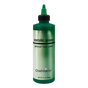 Metallic Green, Airbrush Cake Food Coloring, 9 fl oz.