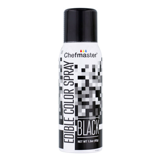 Edible Spray Color 1.5oz Can - Black