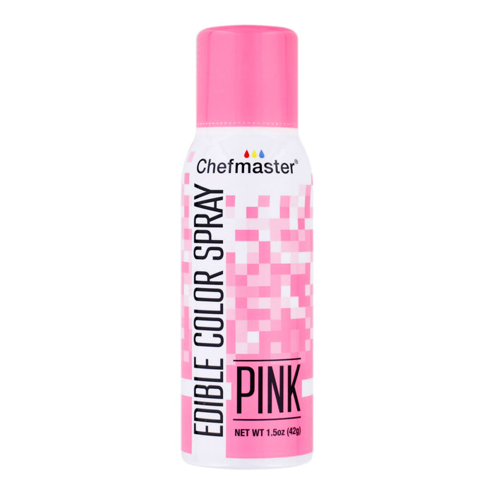 Edible Spray Color 1.5oz Can - Pink