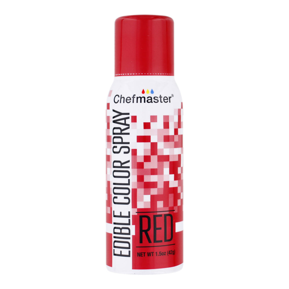 .10Edible Spray Color 1.5oz Can - Red