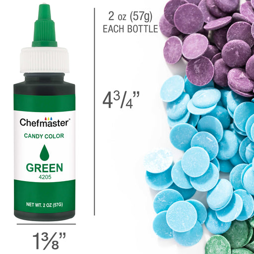 Green Liquid Candy Color Green, 2 oz.