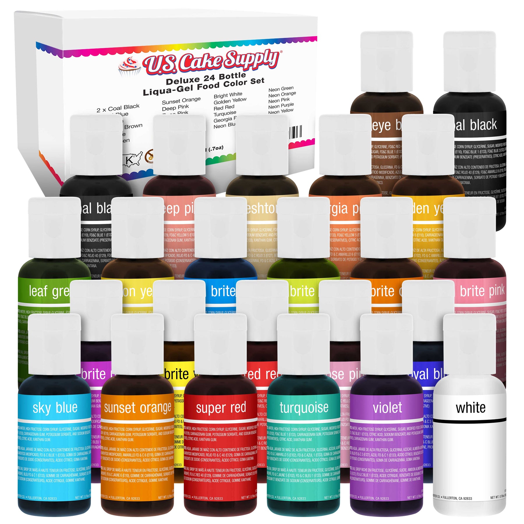 Chefmaster Liqua-Gel 12-Color Kit C