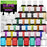 36 Color Food Coloring Liqua-Gel Ultimate Decorating Kit Primary, Secondary and Neon Colors ? Food Grade, 0.75 fl. oz. (20ml) Bottles, Non-Toxic