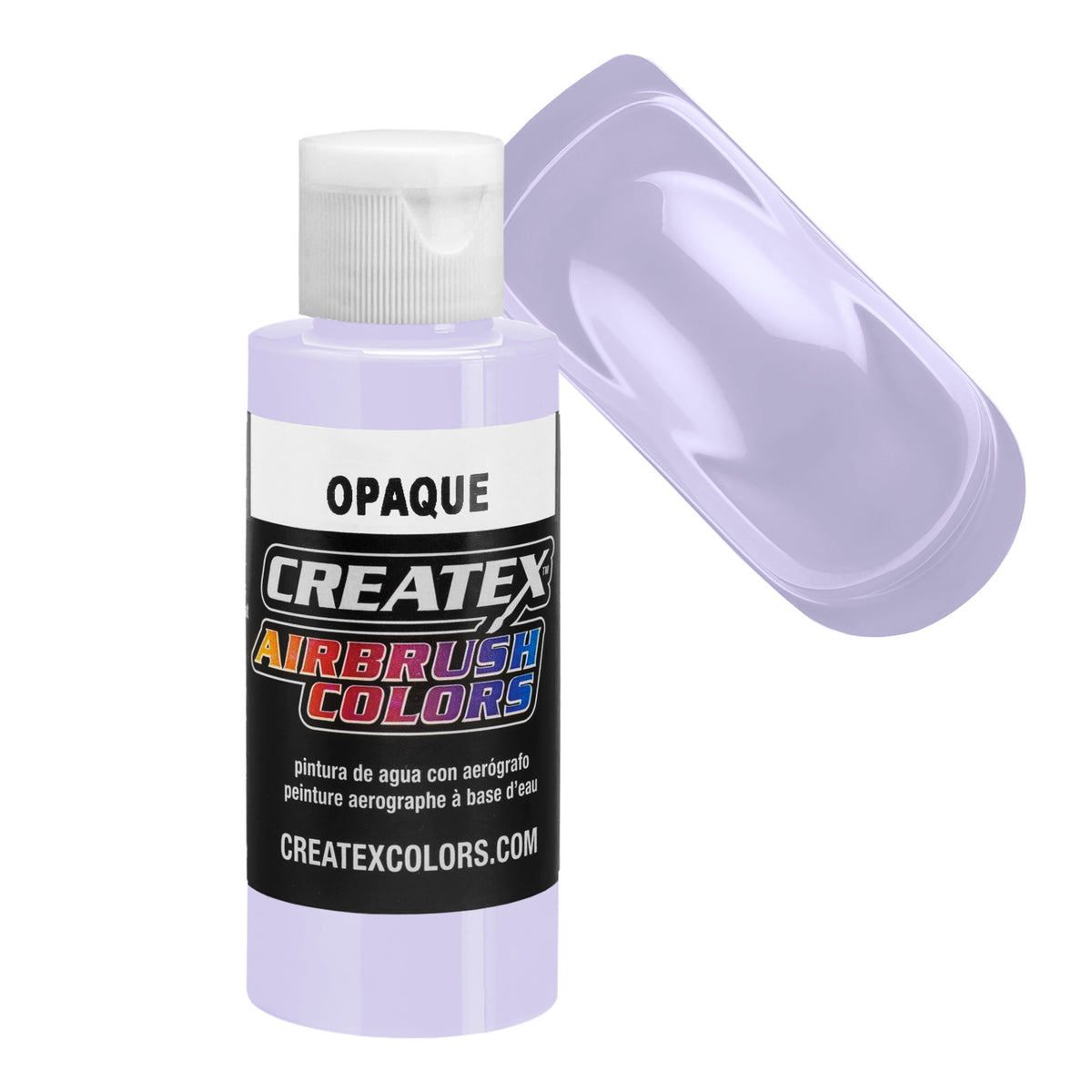 2-Oz. Createx Opaque Lilac Opaque Airbrush Color — U.S. Art Supply