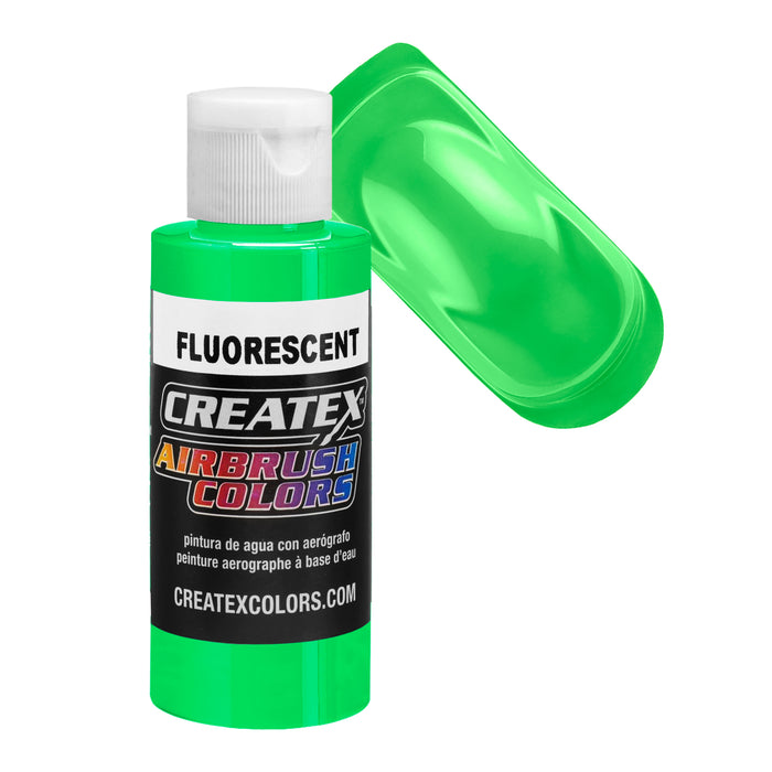 Green - Fluorescent Neon Airbrush Paint, 2 oz.