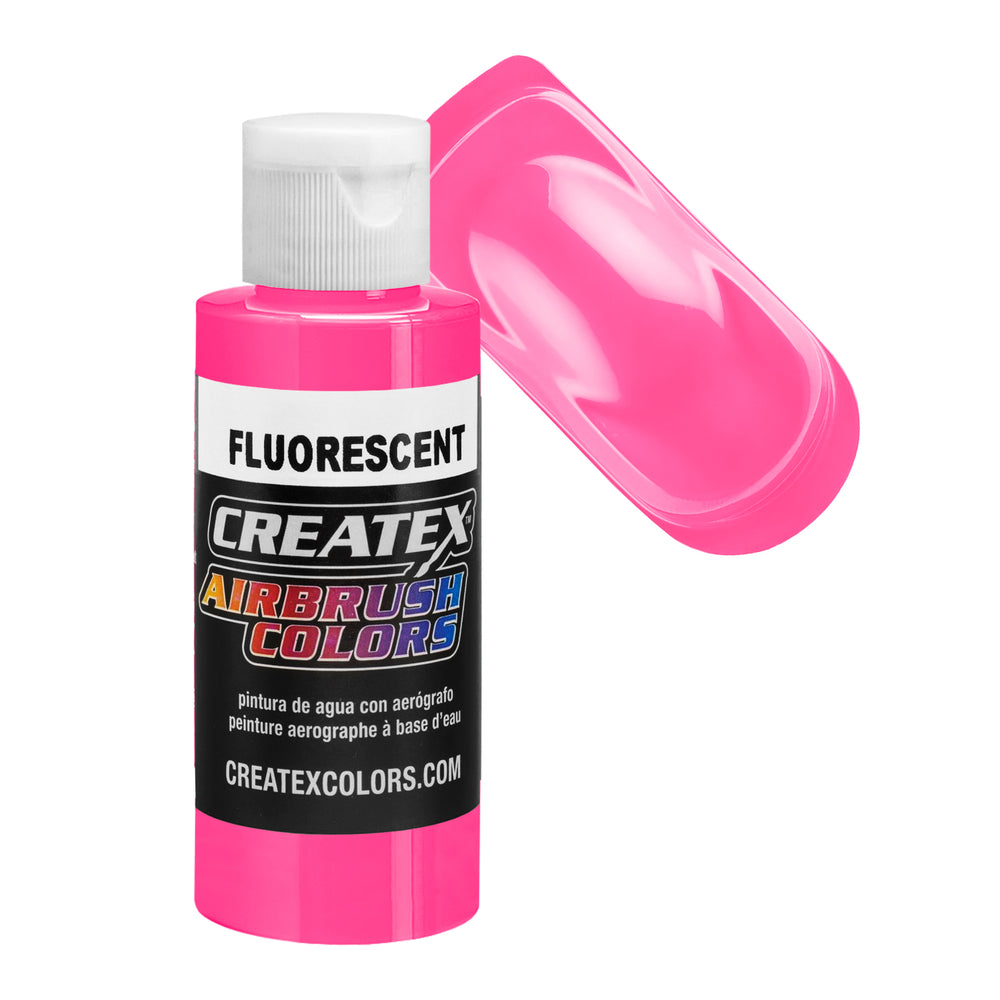 Hot Pink - Fluorescent Neon Airbrush Paint, 2 oz.