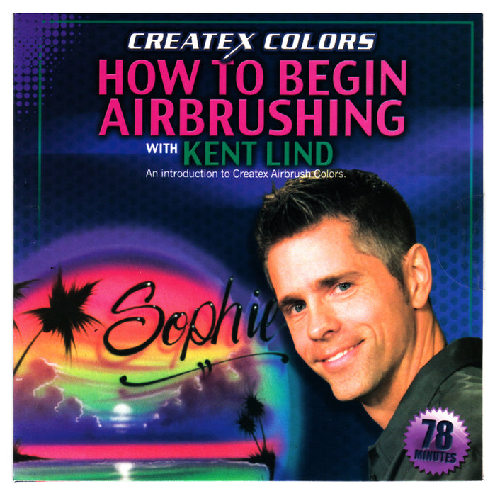 Createx Colors: How to Begin Airbrushing DVD Introduction Paint Hobby Craft