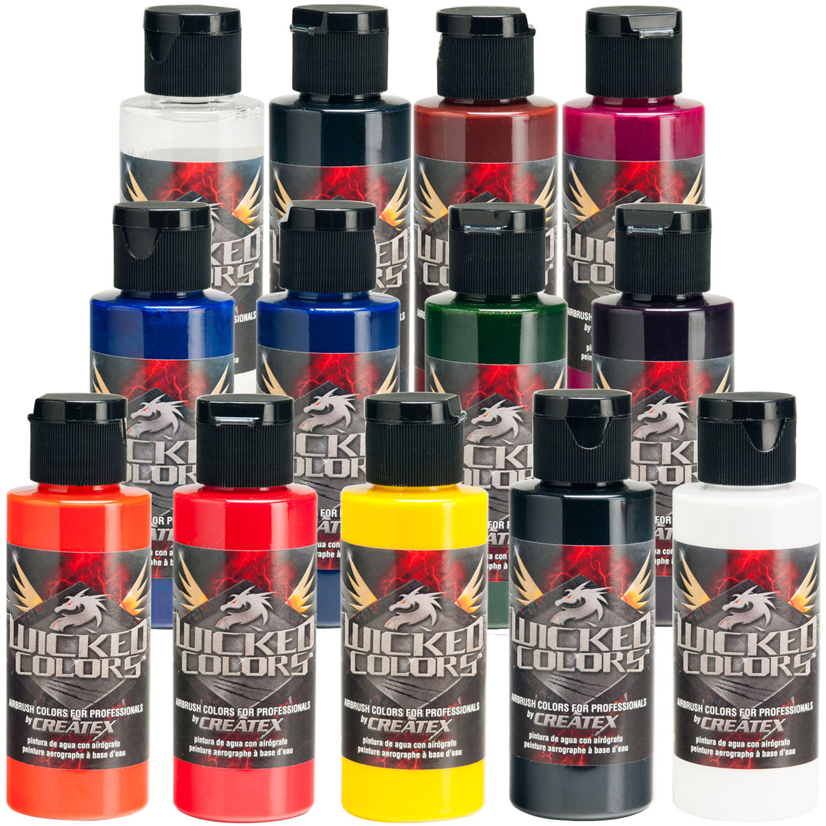 US Art Supply Airbrush Cleaner, 16-Ounce Pint Bottle - Fast Acting Cleaning  Solution, Quickly Remove Water-Based Acrylic Paint, Watercolor, Makeup 