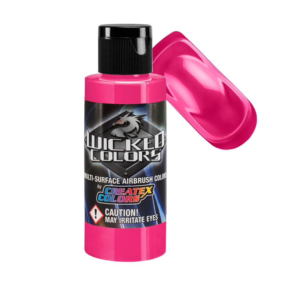 Magenta - Wicked Fluorescent Colors Airbrush Paint, 2 oz.