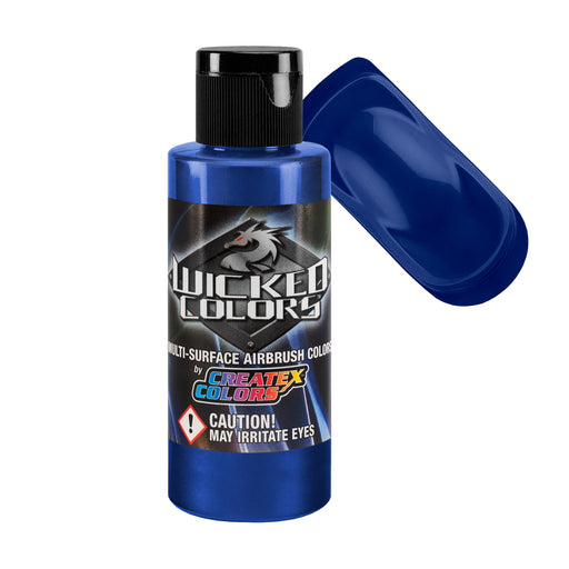 Blue - Wicked Pearlized Colors Airbrush Paint, 2 oz.