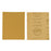 180 Grit Gold - 1/4 Sheet Plain Backing Sandpaper 5.5" x 4.5" - For Palm Sanders - Box of 400