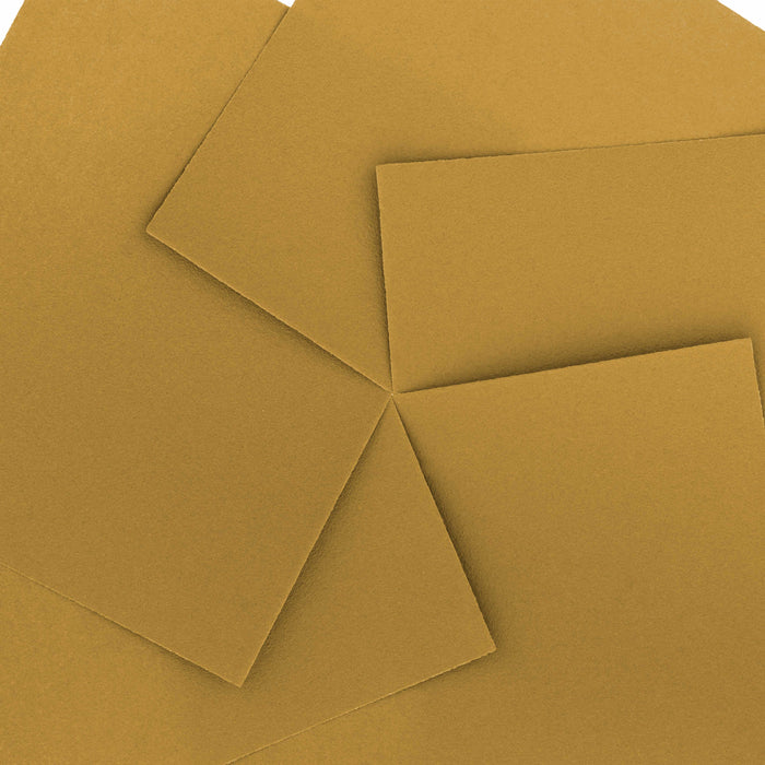 180 Grit Gold - 1/4 Sheet Plain Backing Sandpaper 5.5" x 4.5" - For Palm Sanders - Box of 400