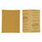 240 Grit Gold - 1/4 Sheet Plain Backing Sandpaper 5.5" x 4.5" - For Palm Sanders - Box of 400