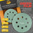 1500 Grit - 5" Green Film DA Sanding Discs - 8-Hole Pattern Hook and Loop - Box of 50
