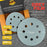3000 Grit - 5" Green Film DA Sanding Discs - 8-Hole Pattern Hook and Loop - Box of 50