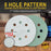 3000 Grit - 5" Green Film DA Sanding Discs - 8-Hole Pattern Hook and Loop - Box of 50