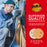 120 Grit - 5" Gold DA Sanding Discs - 5-Hole Pattern Hook and Loop - Box of 50