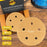 220 Grit - 5" Gold DA Sanding Discs - 5-Hole Pattern Hook and Loop - Box of 50