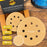 120 Grit - 5" Gold DA Sanding Discs - 8-Hole Pattern Hook and Loop - Box of 50