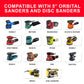 80 Grit - 5" Gold DA Sanding Discs - 8-Hole Pattern Hook and Loop - Box of 50