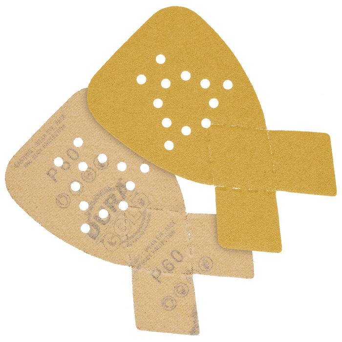 Variety Grit Pack - (60,80,120,220,320,400) - 12-Hole Pattern Hook & Loop Sanding Sheets for Mouse Sanders - Box of 36