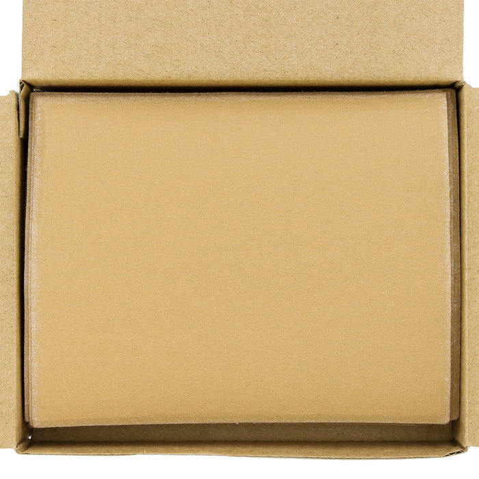 220 Grit - 1/4 Sheet Hook & Loop Sandpaper 5.5" x 4.5" - For Automotive & Wookworking Palm Sanders - Box of 25