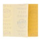 320 Grit - 1/4 Sheet Hook & Loop Sandpaper 5.5" x 4.5" - For Automotive & Wookworking Palm Sanders - Box of 25