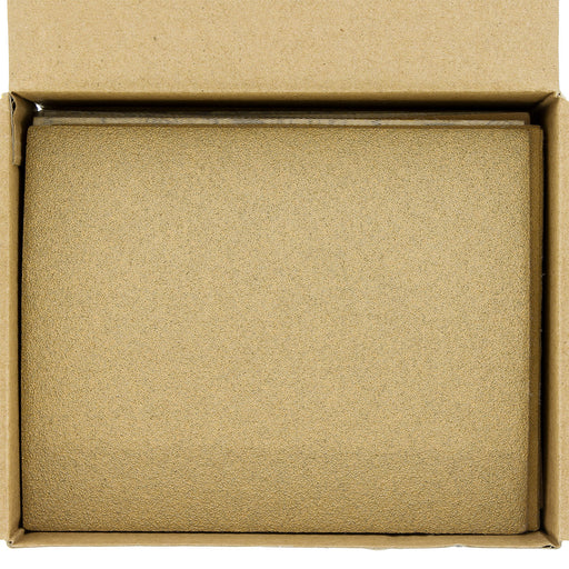 Variety Grit Pack - (80,120,150,220,240,320,400,600,800,1000) - 1/4 Sheet Hook & Loop Sandpaper 5.5" x 4.5" - Box of 40