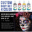 Master Airbrush Face Painting Air Brush Kit with Air Compressor - U.S. Art Supply Temporary Tattoo Kit with Custom Body Art 4 Color Face Paint Set - G22 Gravity Feed Airbrush and Compressor