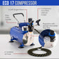 Master Airbrush Multi-Purpose Gravity Feed Air Brush Kit with Air Compressor - Model G22 Gravity Feed Dual-Action Airbrush with 1/3 oz. Fluid Cup and 0.3 mm Tip, Hose, 1/5hp Compressor
