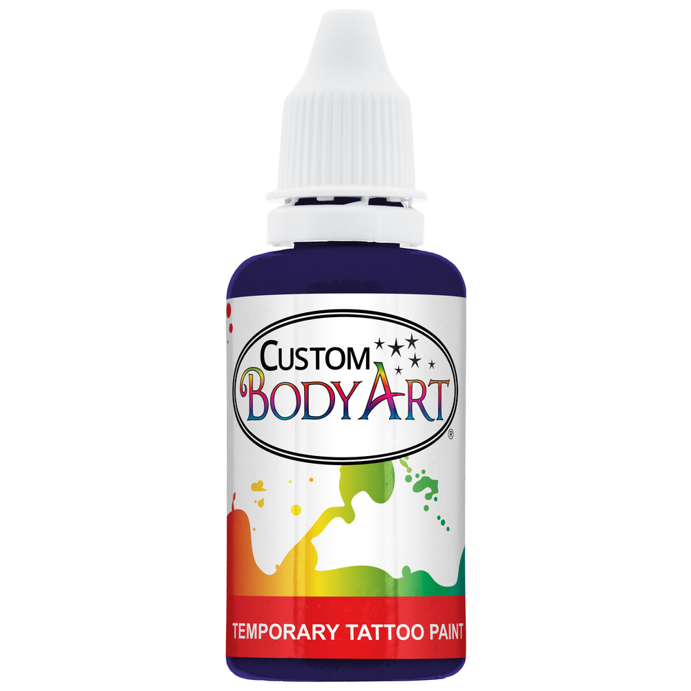 Purple Airbrush Temporary Tattoo Body Paint Makeup, 1 oz.