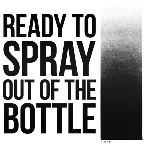 1 oz Black Water-Based Air Brush Paint for Skin - Face & Body Airbrush Paint for Halloween, Cosplay, Theatrical Makeup & Temporary Tattoos