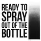 8 oz Black Water-Based Air Brush Paint for Skin - Face & Body Airbrush Paint for Halloween, Cosplay, Theatrical Makeup & Temporary Tattoos