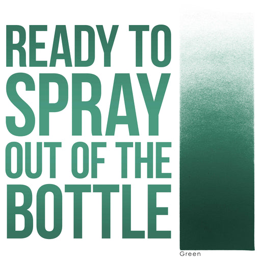 8 oz Green Water-Based Air Brush Paint for Skin - Face & Body Airbrush Paint for Halloween, Cosplay, Theatrical Makeup & Temporary Tattoos