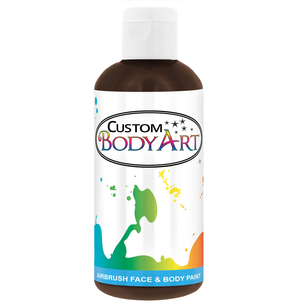Brown Airbrush Face & Body Water Based Paint for Kids, 8 oz.