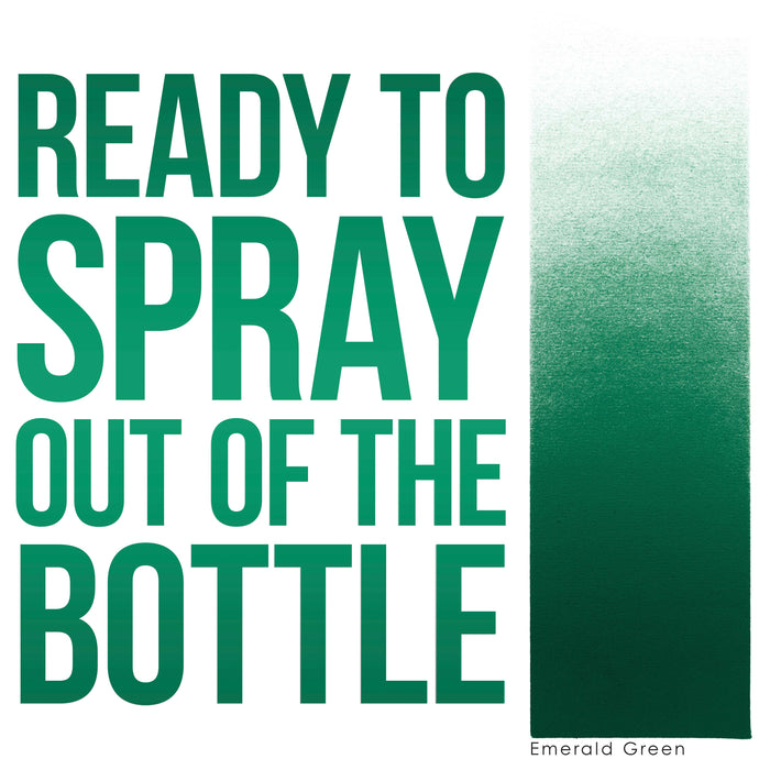8 oz Emerald Water-Based Air Brush Paint for Skin - Face & Body Airbrush Paint for Halloween, Cosplay, Theatrical Makeup & Temporary Tattoos