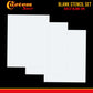 8" x 10" Airbrush Stencil Blanks (Pack of 3 Sheets) - Make, Cut Your Own Stencil Designs - Thick Reusable Mylar