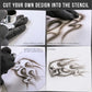 8" x 10" Airbrush Stencil Blanks (Pack of 3 Sheets) - Make, Cut Your Own Stencil Designs - Thick Reusable Mylar