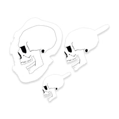 Airbrush Stencil Skull Design Set #7 3 Different Scale Sizes — TCP Global