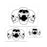 Custom Shop Airbrush Triple Skull Pile Stencil Set (Skull Design in 3 Scale Sizes) - Laser Cut Reusable Templates