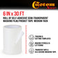6" x 30' Roll of Semi-Transparent Masking Film/Frisket for Artists, Airbrush Graphics, Automotive, Tracing, Cutting Templates, Stencils