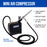 Master Model C16-B - Black Mini Airbrush Air Compressor with 6 Foot Braided Air Hose with 1/8 in. Ends