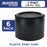 Master Elite 1 Pint Empty Plastic Paint Can Bucket, Pack of 6 - Triple Lock Airtight Lid Seal, 32 fl. oz. All-Plastic Coating Storage Can, Pail Handle