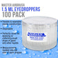 100-Pack - Plastic Pipette Eyedroppers for Liquid Transfer and Airbrush Paint