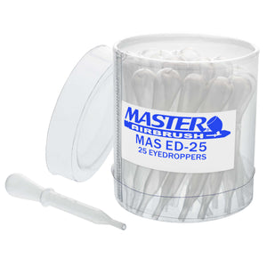 25 Master Pipette Eyedroppers for Liquid Transfer and Airbrush Paint