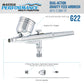 G22 Multi-Purpose Dual-Action Gravity Feed Airbrush Gun for Model Painting, Graphics, Cake & Fine Art - Air Brush Gun Only with a