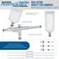 G244 Pro Dual-Action Gravity Feed Airbrush Set with 3 Nozzle Sets (0.2, 0.3, 0.5mm) & Two Cups (3/4, 1.5 oz) for Tanning & Hobby