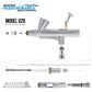 G26 Multi-Purpose Dual-Action Gravity Feed Airbrush Gun with 0.2mm Tip, 1/16 oz Cup, Cutaway Handle, Air Brush Gun for Fine Art