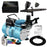 Cool Runner II Dual Fan Air Compressor System Kit with Plus Elite Level Performance Airbrush Set, Case, 0.3mm Tip, 2 Cups