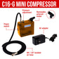 Multi-Purpose with Mini C16-G Air Compressor, Airbrush & ARC Card - Portable Airbrush Kit with Compressor for Nail Art, Miniature